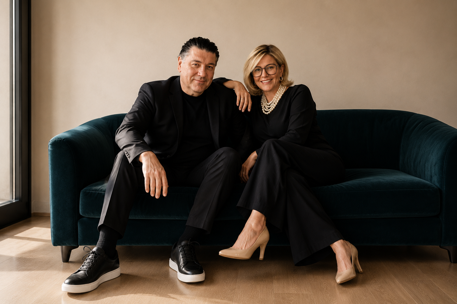 Dr. Guy and Sheila Danhoff seated together
